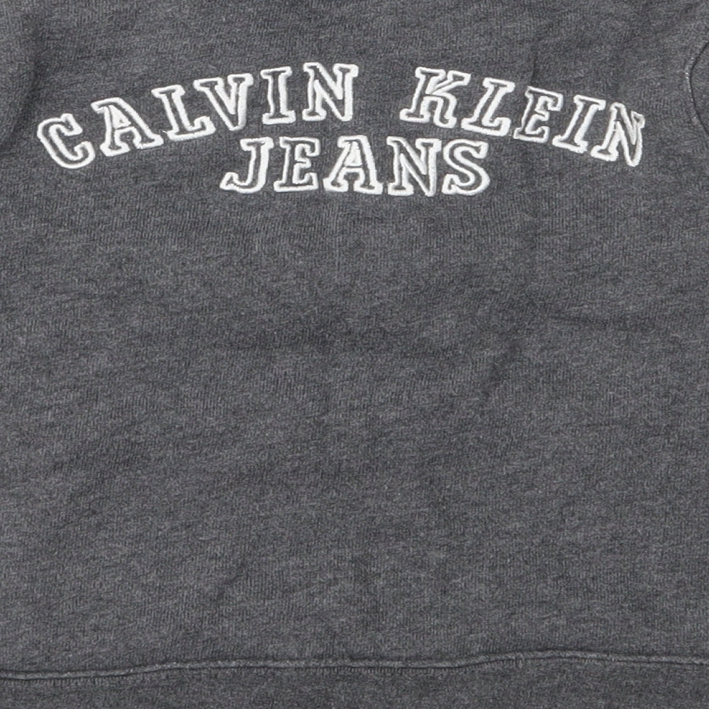 Calvin Klein Boys Grey   Full Zip Sweatshirt Size 4 Years