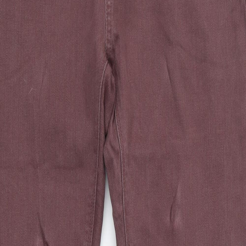 Red Herring Mens Brown  Denim Straight Jeans Size 32 in L33 in