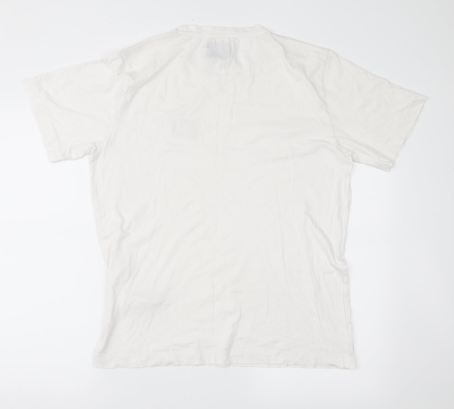 Calvin Klein Mens White  Jersey  T-Shirt Size M