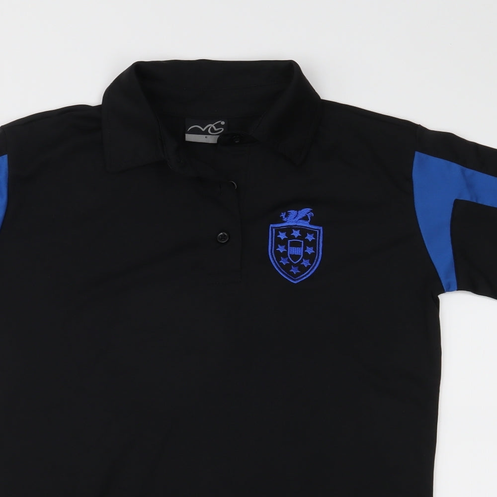 Preworn Womens Black   Basic Polo Size 6