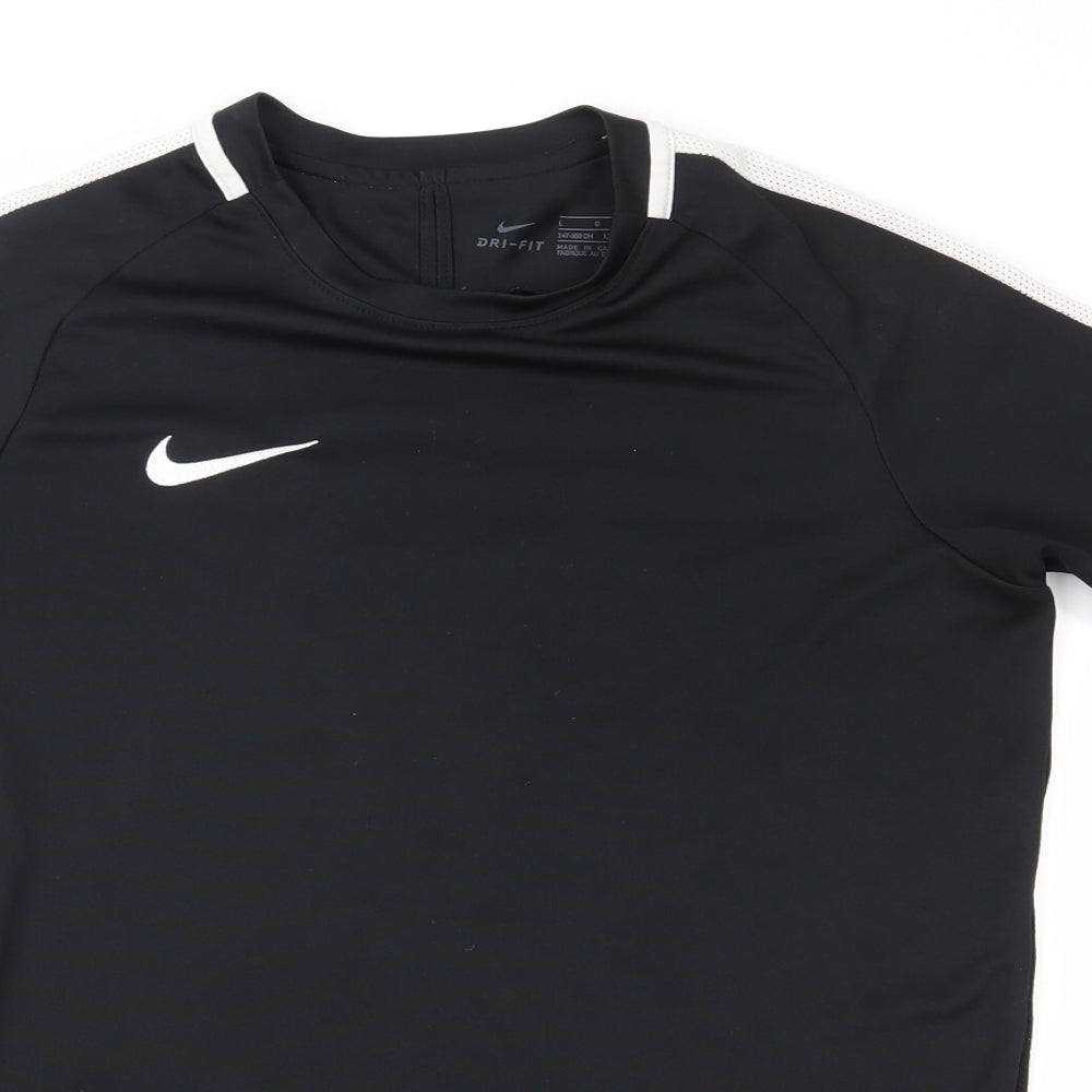 Nike Boys Black   Basic T-Shirt Size 11-12 Years