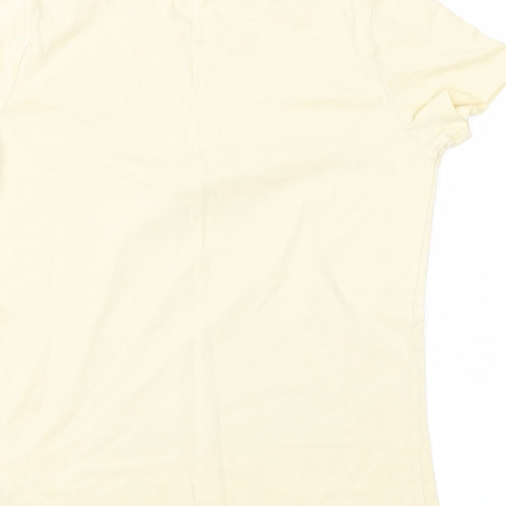 F&F Girls Yellow  Jersey Basic T-Shirt Size 10-11 Years