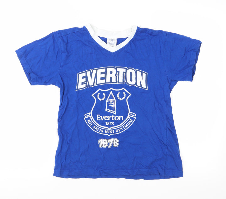 Everton Boys Blue Jersey Basic T-Shirt Size 10-11 Years - Everton FC
