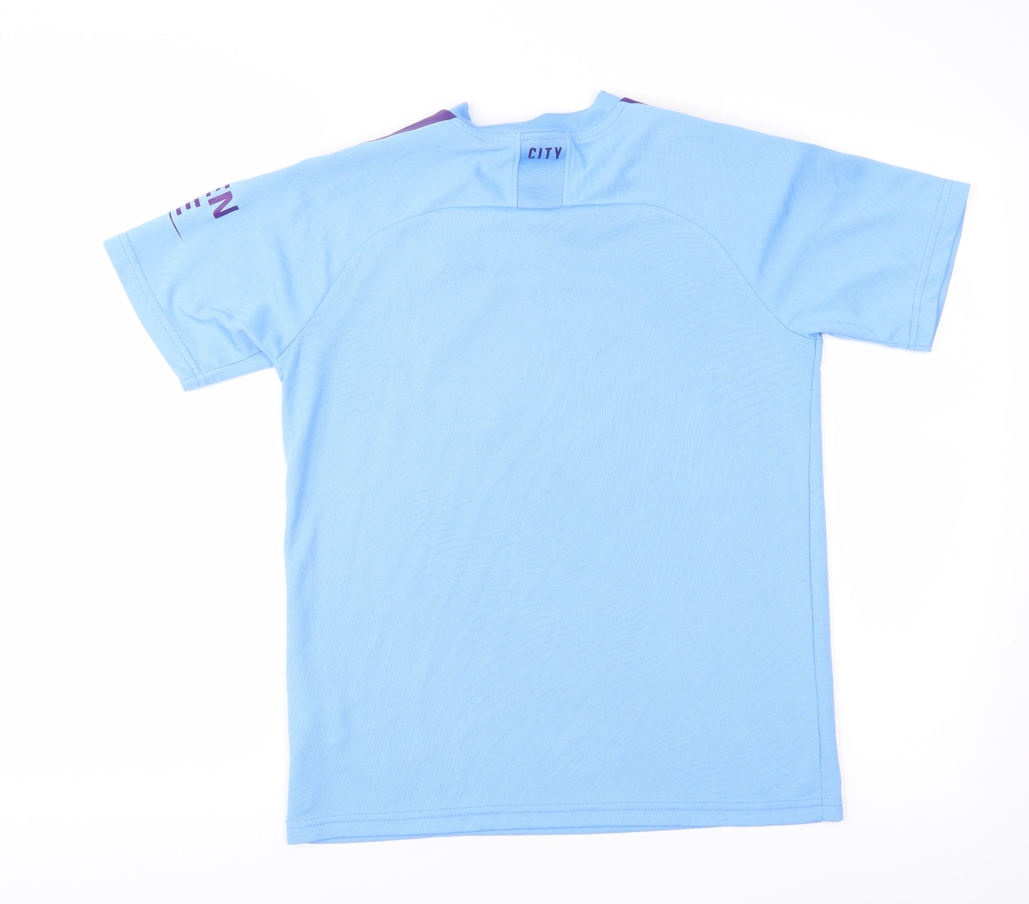 PUMA Boys Blue   Basic T-Shirt Size 13-14 Years  - Manchester City Football Club