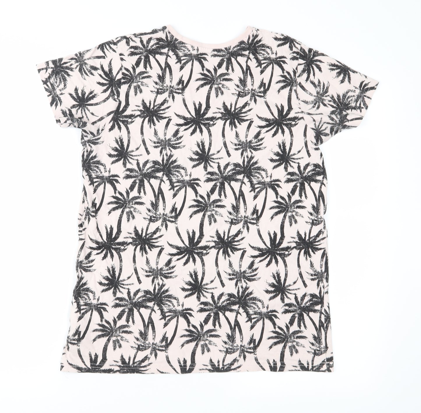 Primark Boys Pink Geometric Jersey Basic T-Shirt Size 12-13 Years