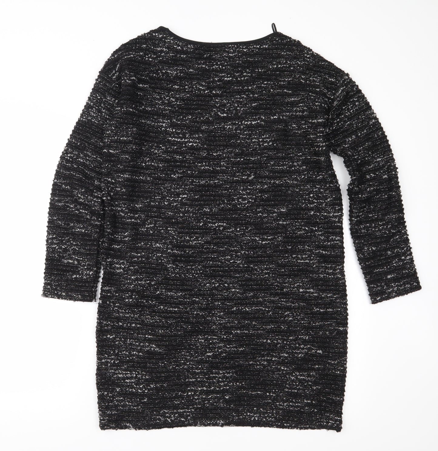 NEXT Womens Black  Knit Jumper Dress  Size 12