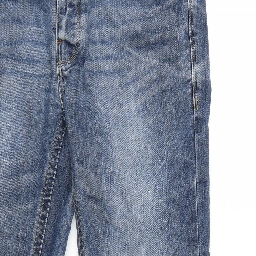 Crosshatch Mens Blue   Straight Jeans Size 30 L29 in