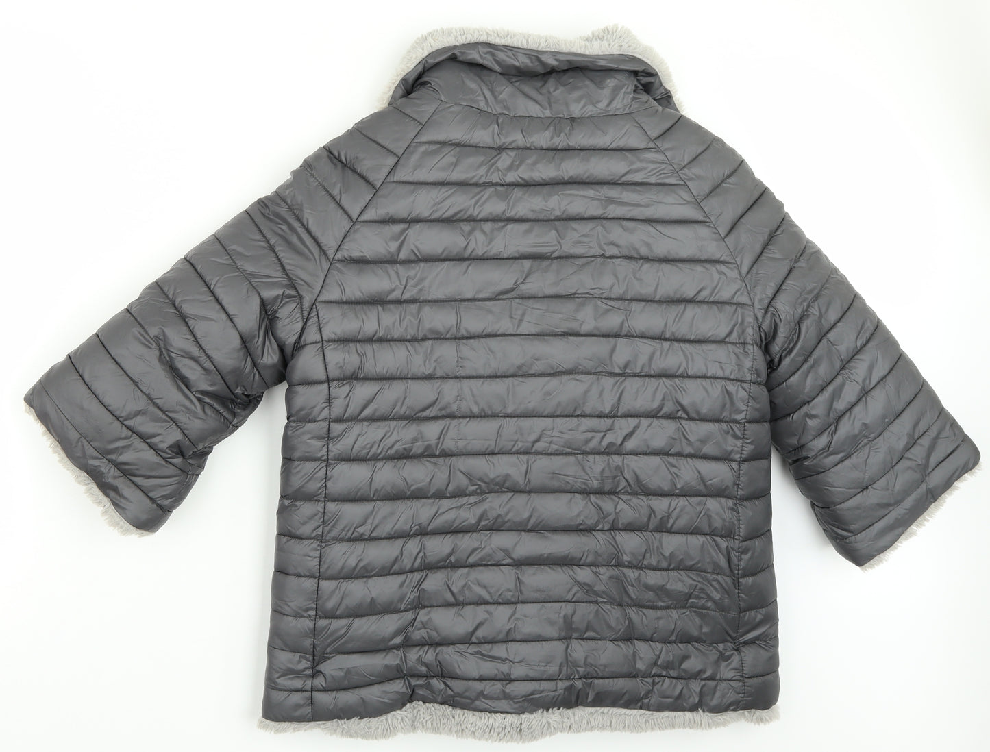 Preworn Womens Grey   Jacket Coat Size L