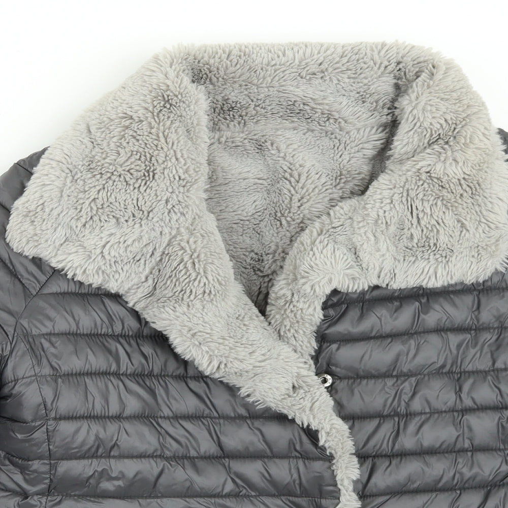 Preworn Womens Grey   Jacket Coat Size L
