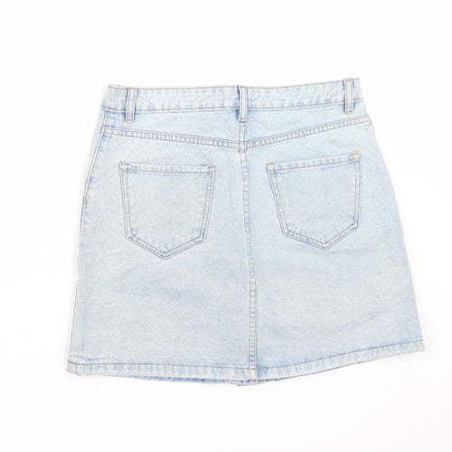 Newlook Womens Blue   A-Line Skirt Size 10