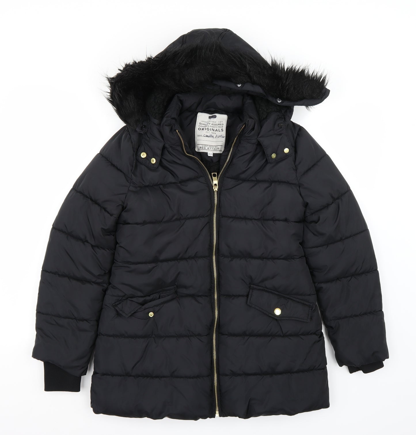 Marks and Spencer Girls Blue   Jacket Coat Size 10-11 Years