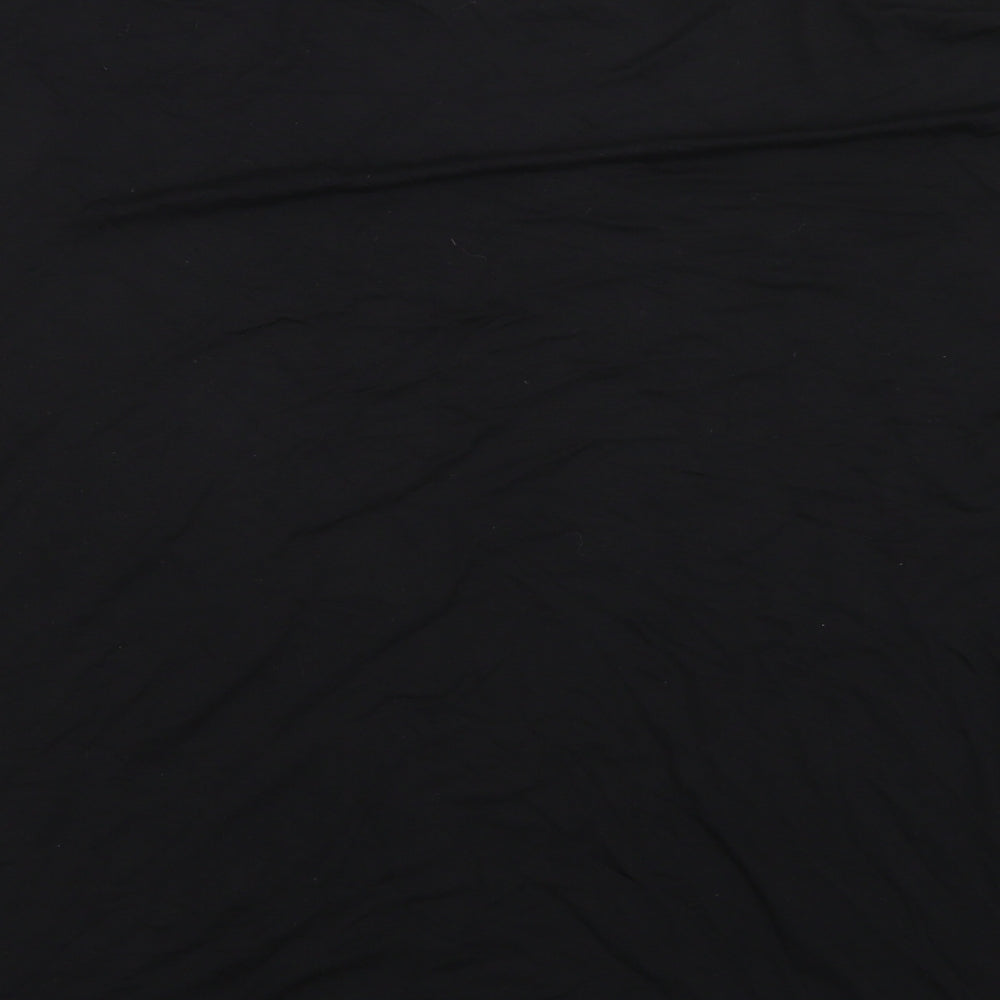 George Womens Black   Basic T-Shirt Size 16