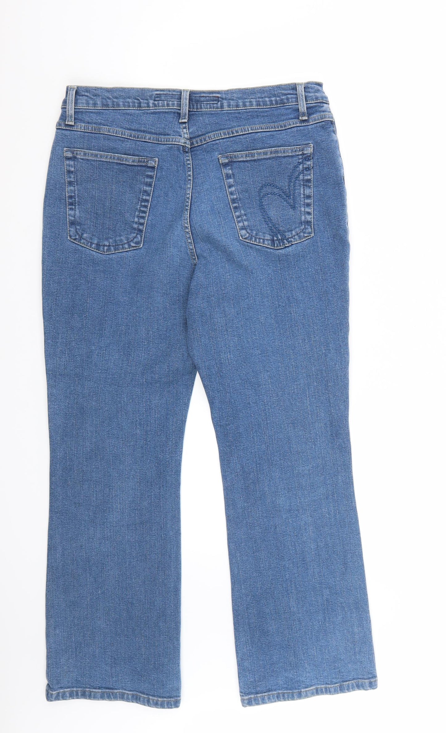 Per Una Womens Blue   Bootcut Jeans Size 16 L28 in