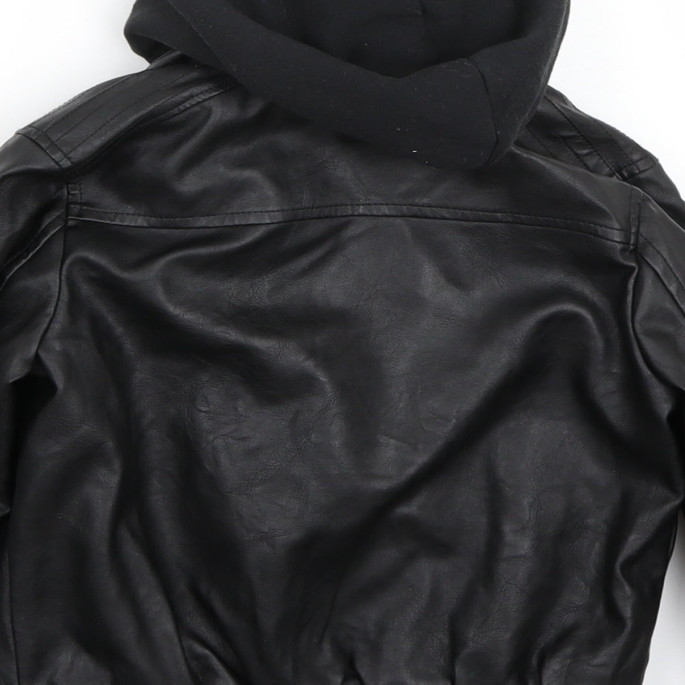 OVS Girls Black   Jacket Coat Size 4-5 Years