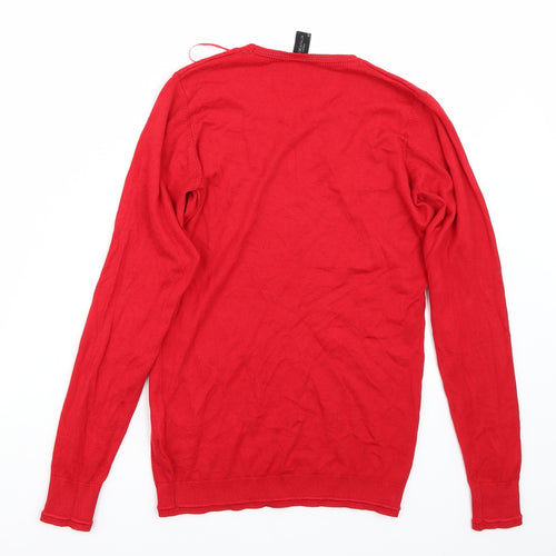 Pazaitalia Womens Red   Pullover Jumper Size S