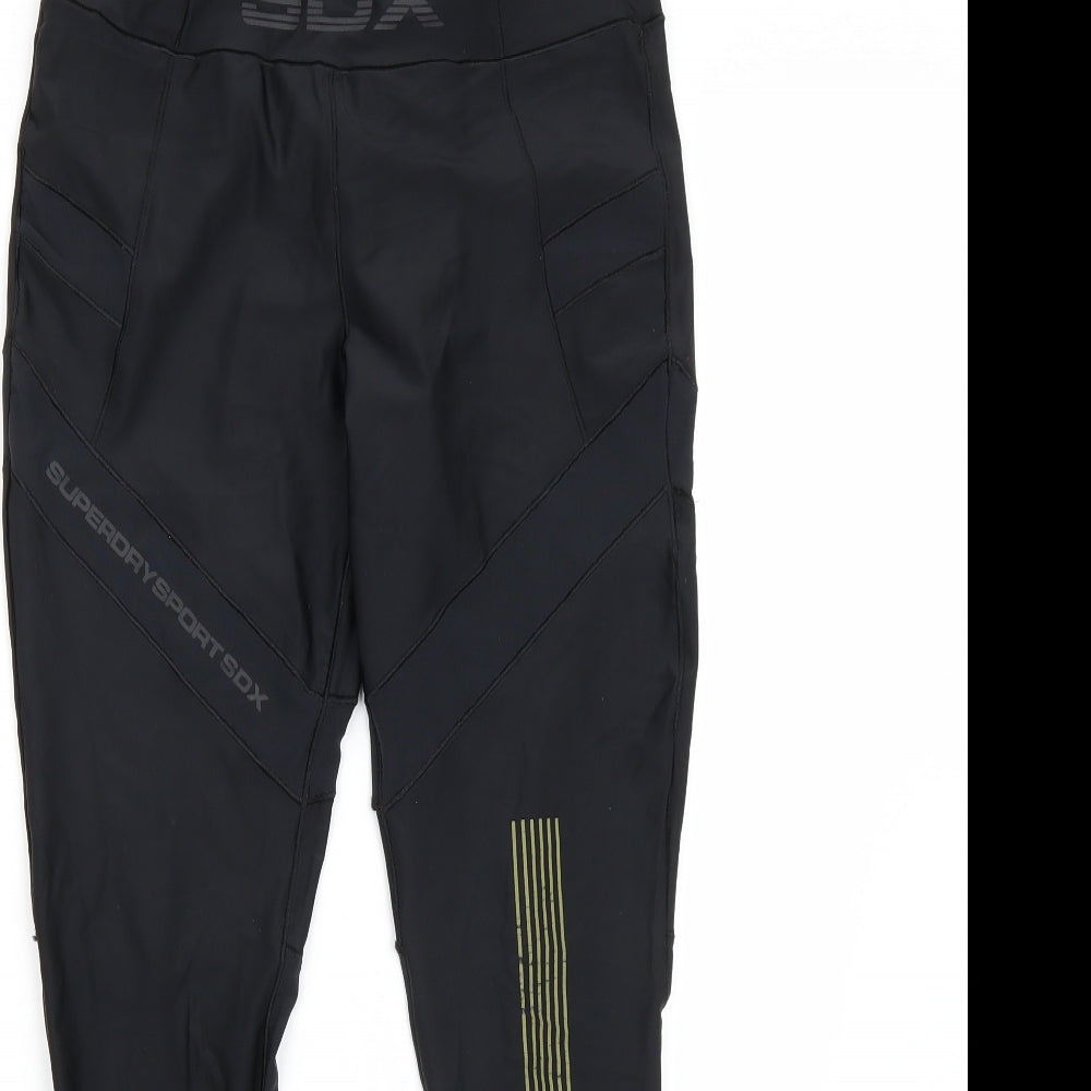 Superdry  Womens Black   Carrot Leggings Size M L26 in