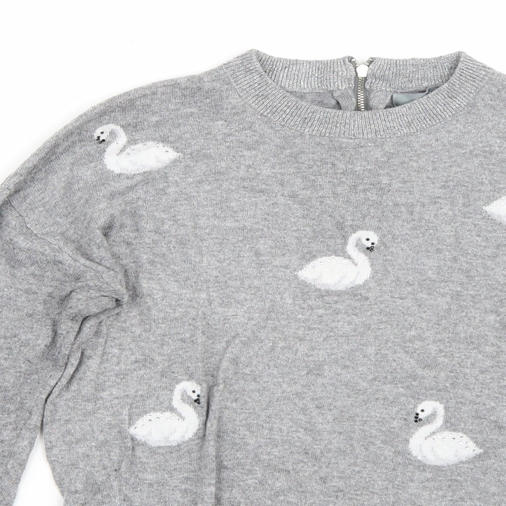 NEXT Womens Grey   Pullover Jumper Size 10