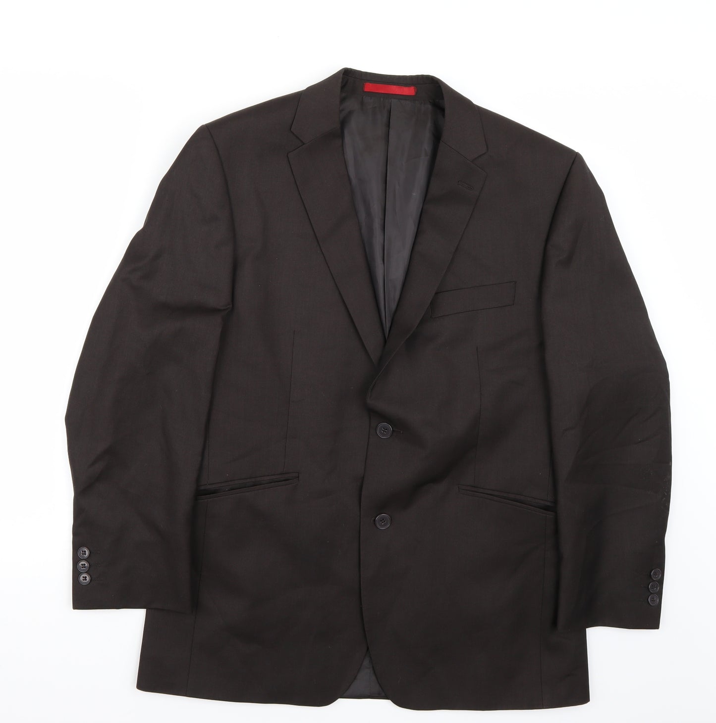 Preworn Mens Brown   Jacket Suit Jacket Size 40