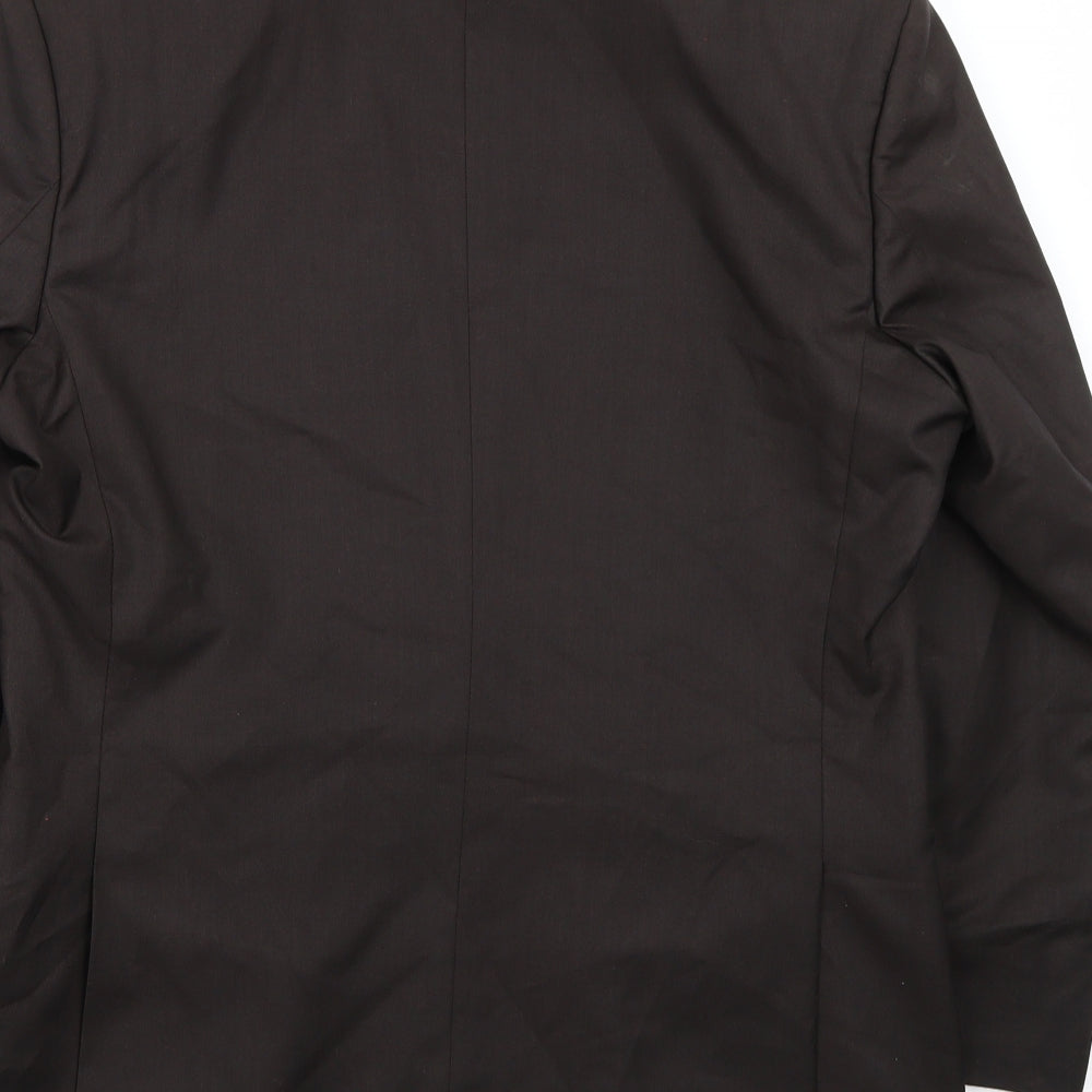 Preworn Mens Brown   Jacket Suit Jacket Size 40