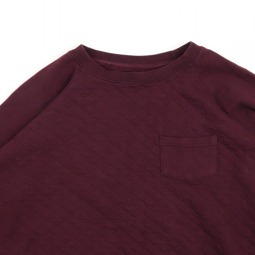 Officers club Mens Purple   Pullover Jumper Size L