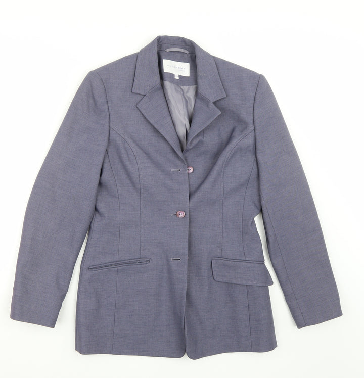 Autonomy Womens Purple Jacket Blazer Size 10