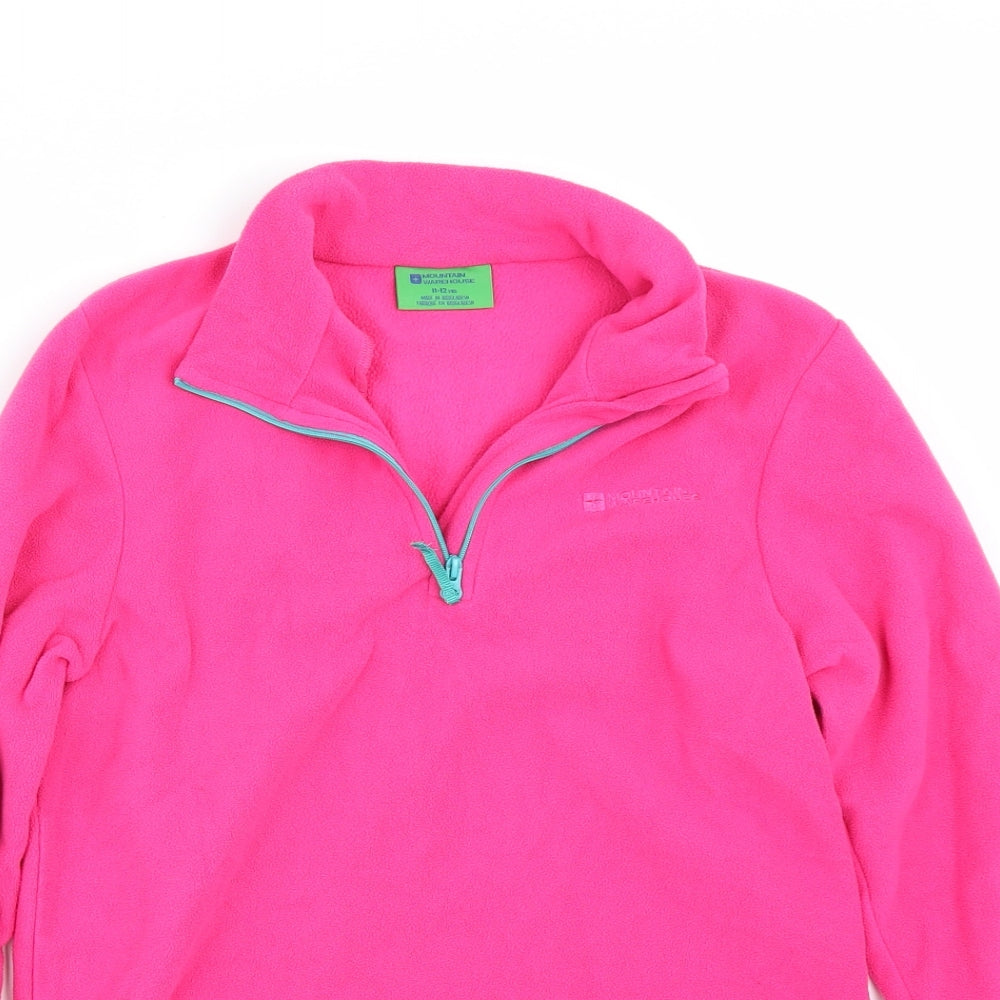 Mountain Warehouse Girls Pink   Pullover Jumper Size 11-12 Years
