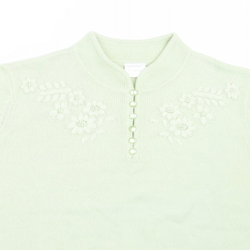 Classics Womens Green   Basic T-Shirt Size 16