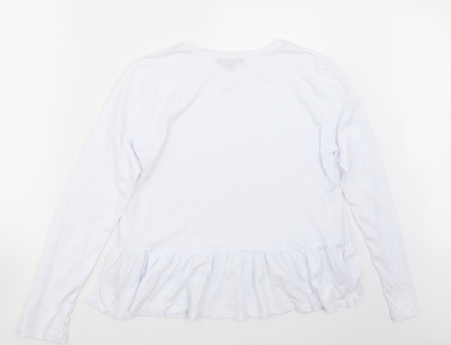 Primark Womens White   Basic T-Shirt Size L