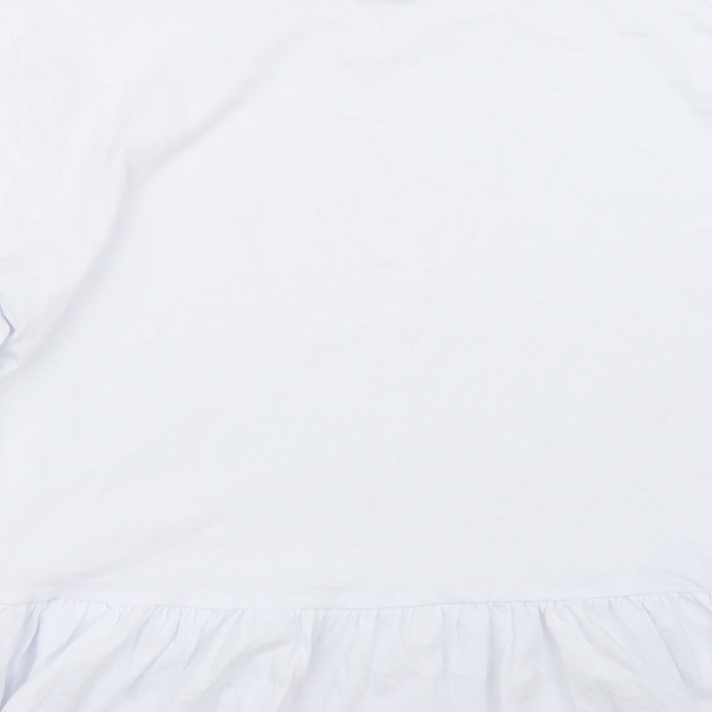 Primark Womens White   Basic T-Shirt Size L