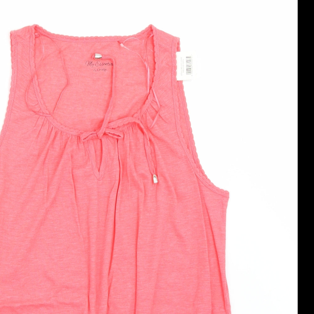 George Womens Pink   Basic T-Shirt Size 18