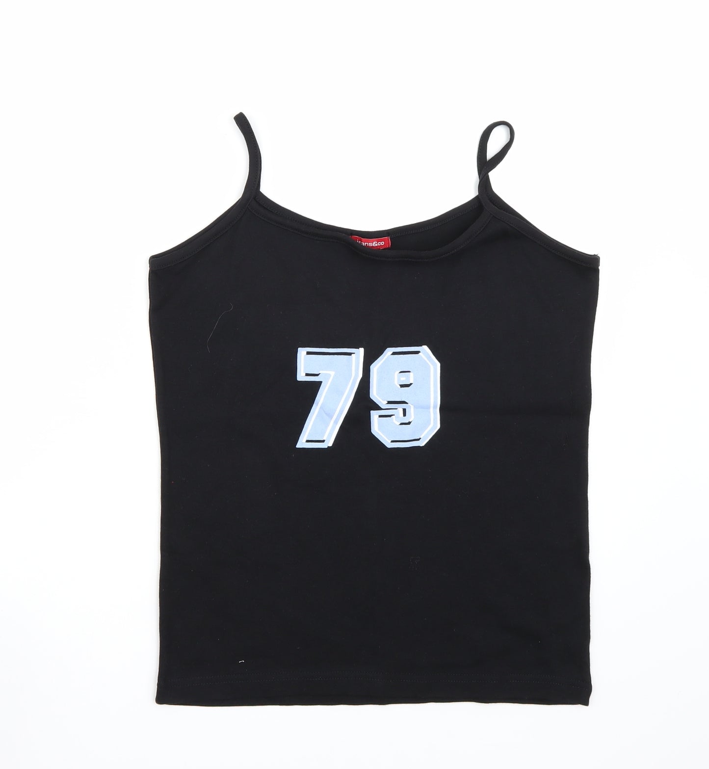 Jeans&Co Womens Black   Basic T-Shirt Size 14