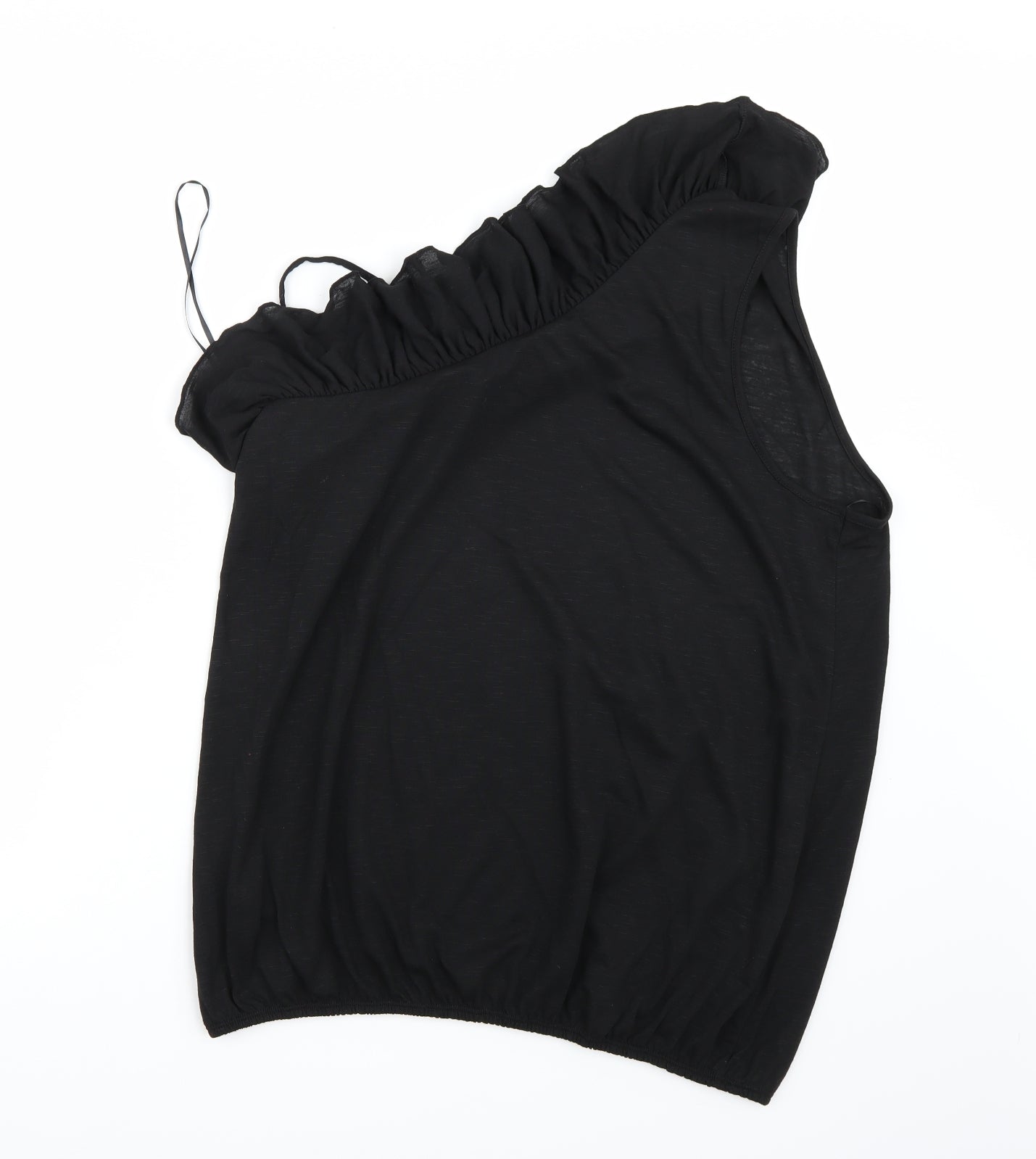 George Womens Black   Basic T-Shirt Size 16