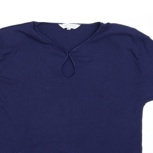 Paramour Womens Blue   Basic T-Shirt Size L
