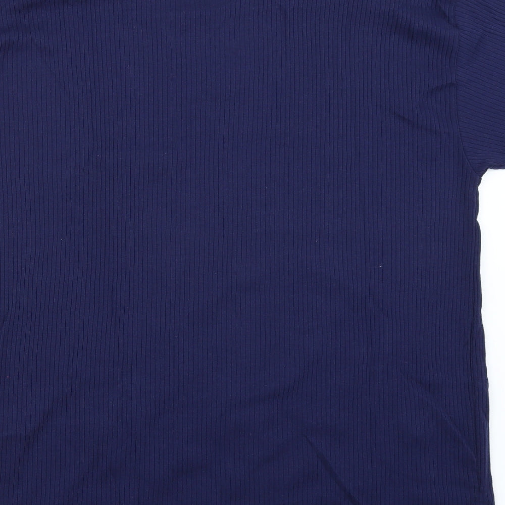 Paramour Womens Blue   Basic T-Shirt Size L