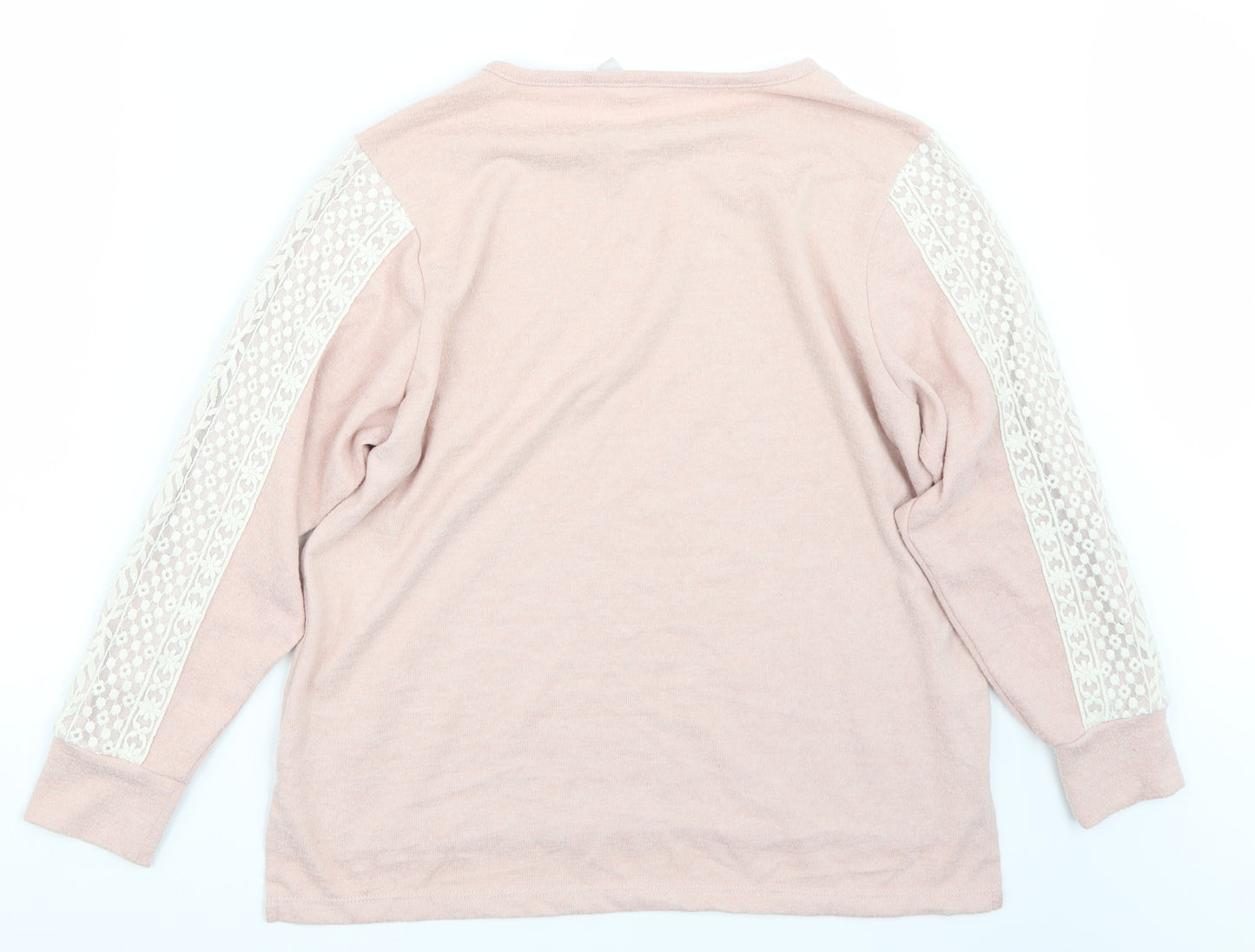 Flora Nikrooz Womens Pink   Pullover Jumper Size L