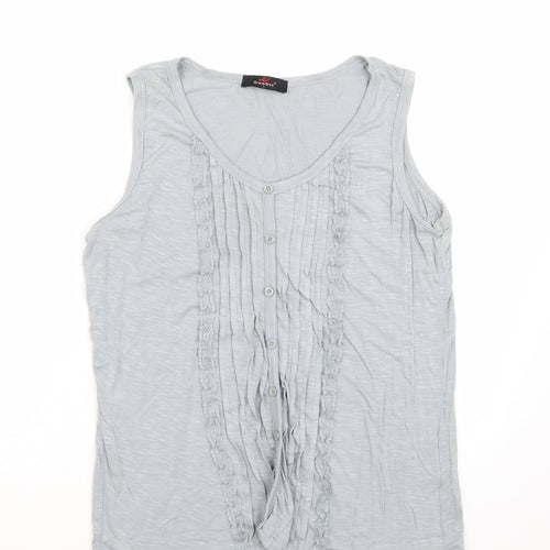 Guodil Womens Grey   Basic T-Shirt Size L