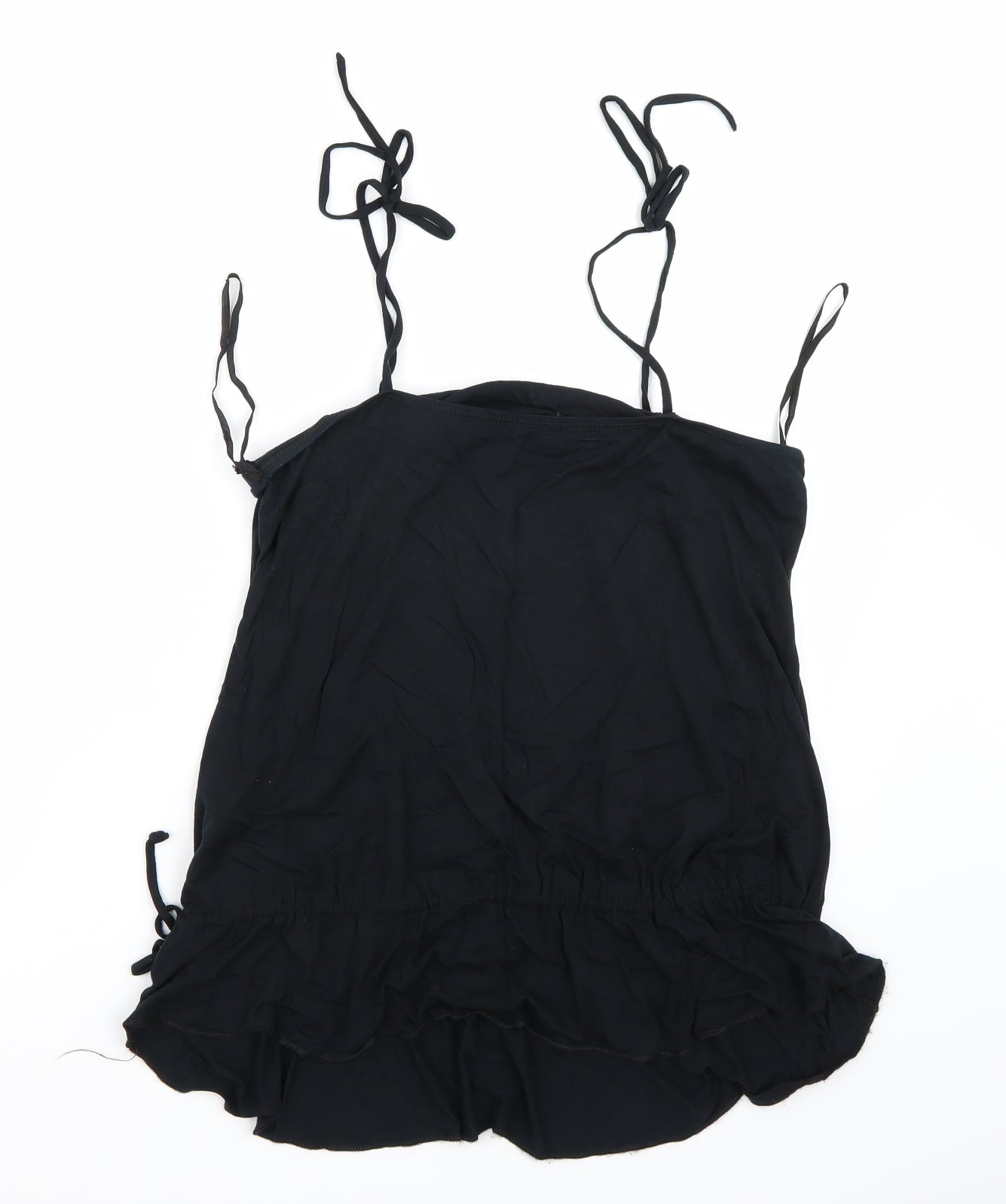 Preworn Womens Black   Basic T-Shirt Size 14