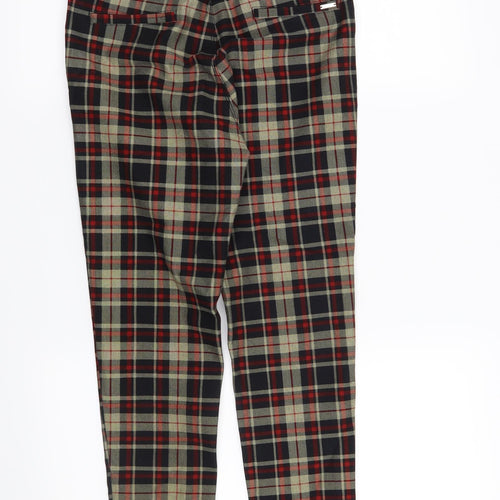 Preworn Womens Black Check  Trousers  Size 30 in L25 in