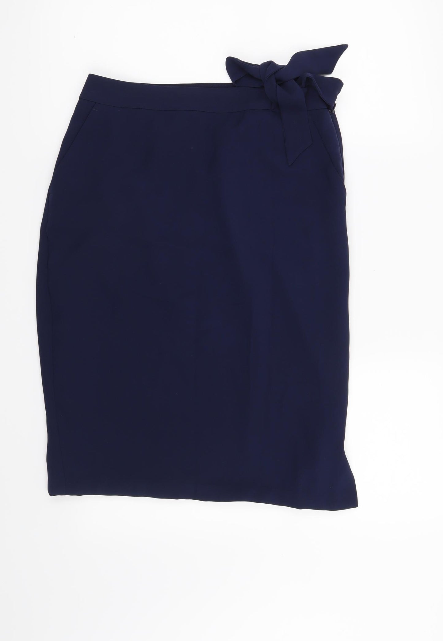 Marks and Spencer Womens Blue   Straight & Pencil Skirt Size 10