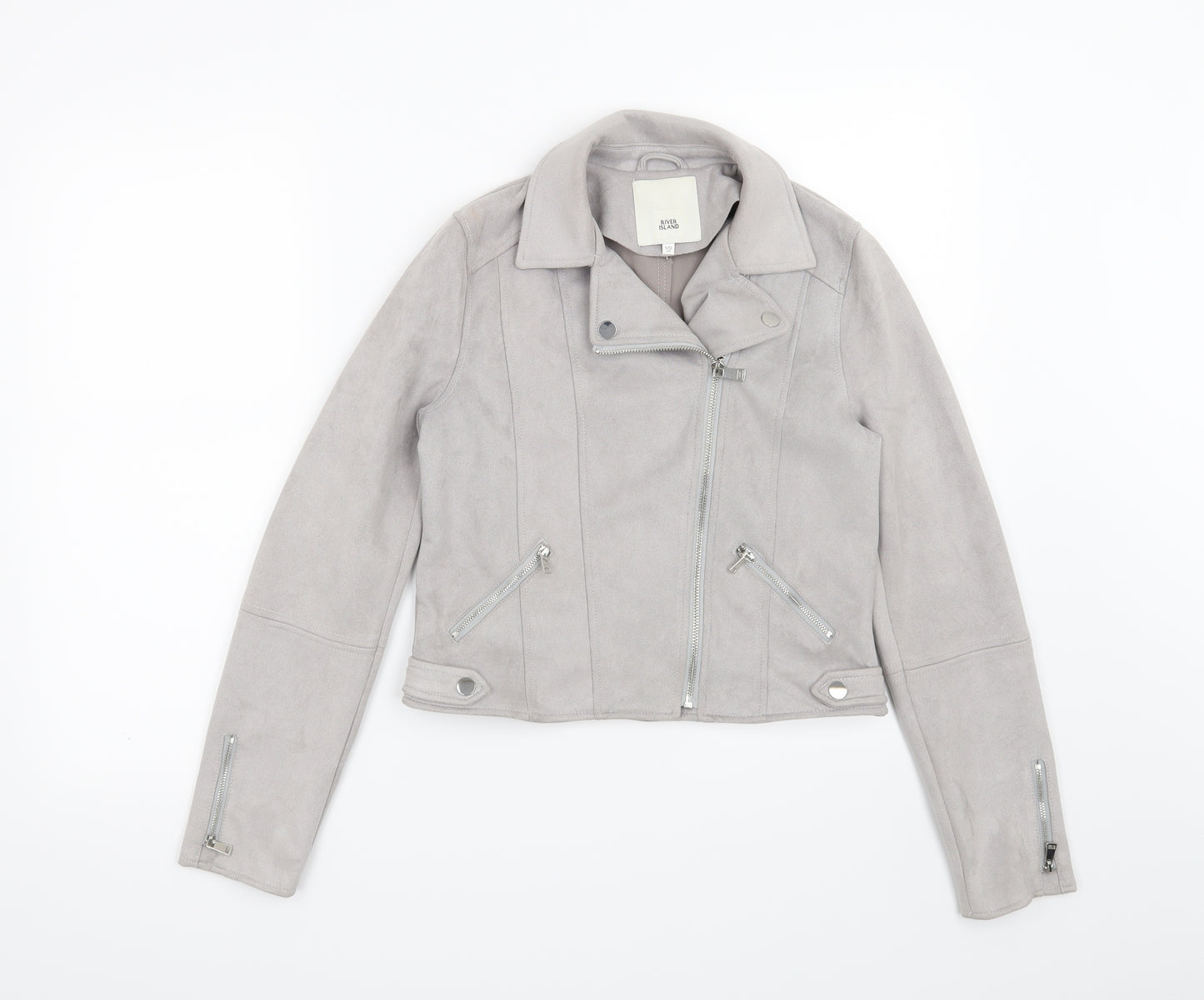 River Island Girls Grey   Jacket  Size 11-12 Years