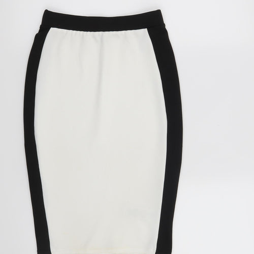 New Look Womens White   Skort Skirt Size 4