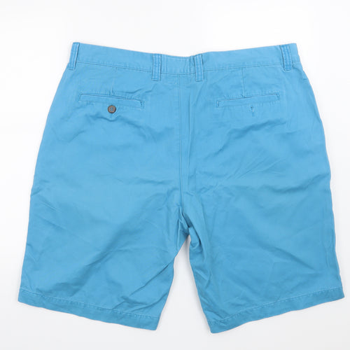 Easy Mens Blue   Cargo Shorts Size 42 in