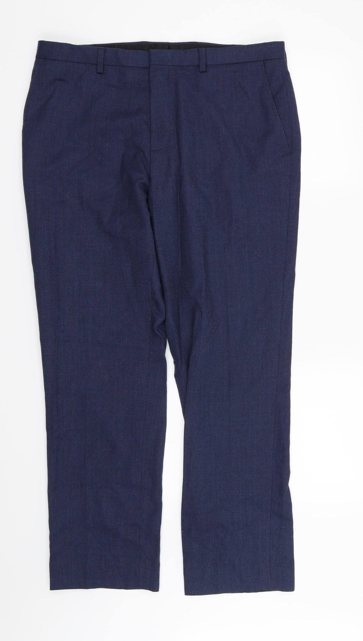 Burton Mens Blue   Trousers  Size 34 L30 in