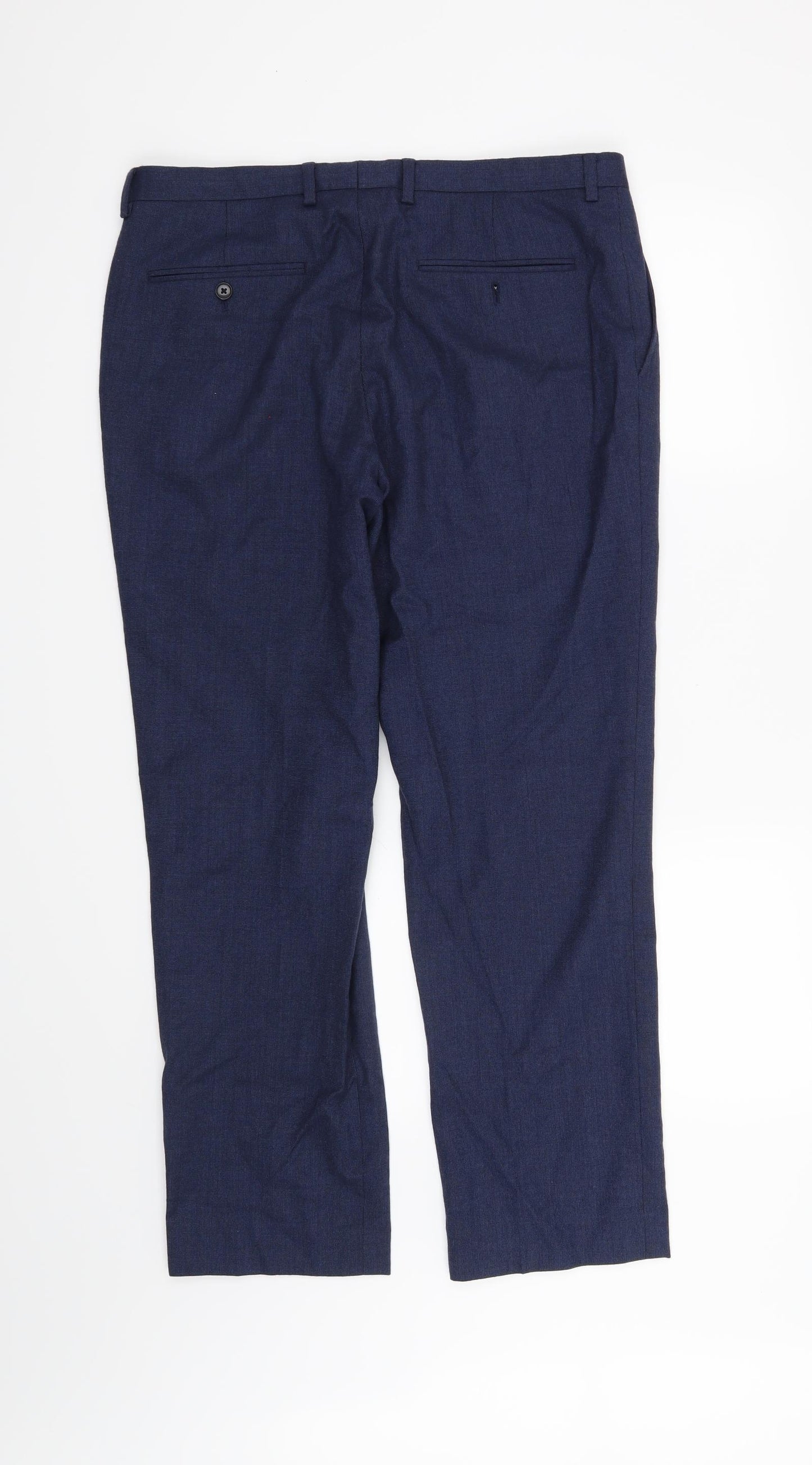Burton Mens Blue   Trousers  Size 34 L30 in