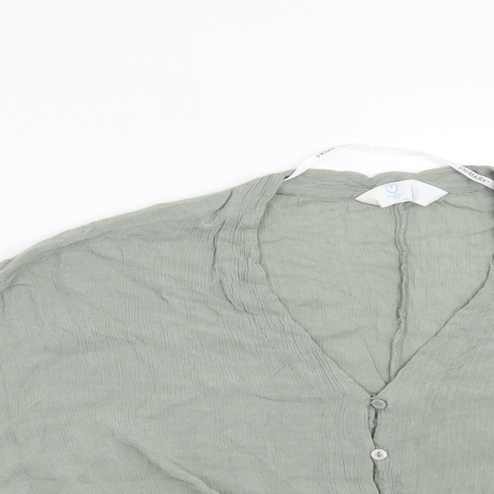 Primark Womens Green   Basic Blouse Size 8