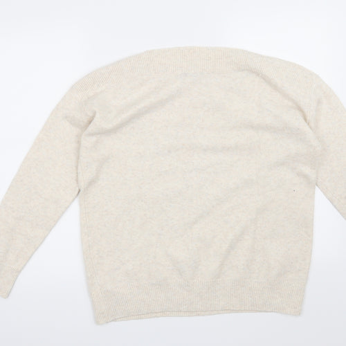 George Womens Beige   Pullover Jumper Size M