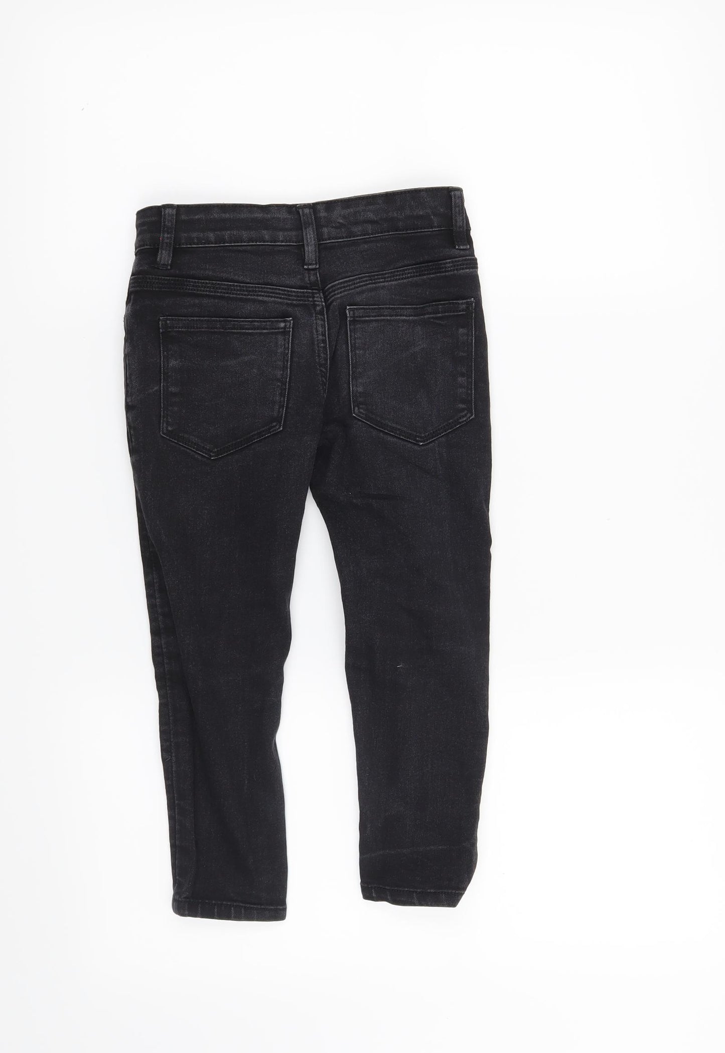 Matalan Boys Black   Skinny Jeans Size 5 Years