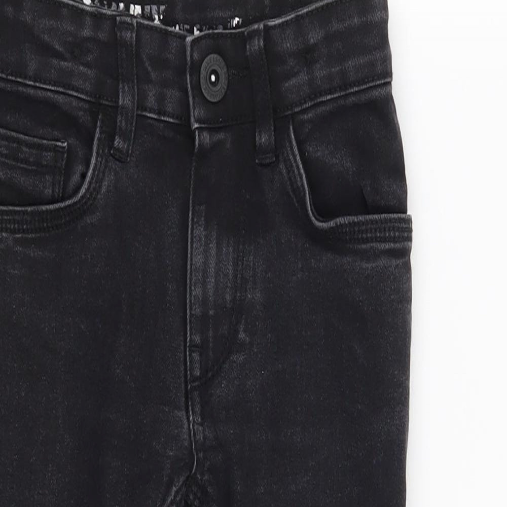 Matalan Boys Black   Skinny Jeans Size 5 Years