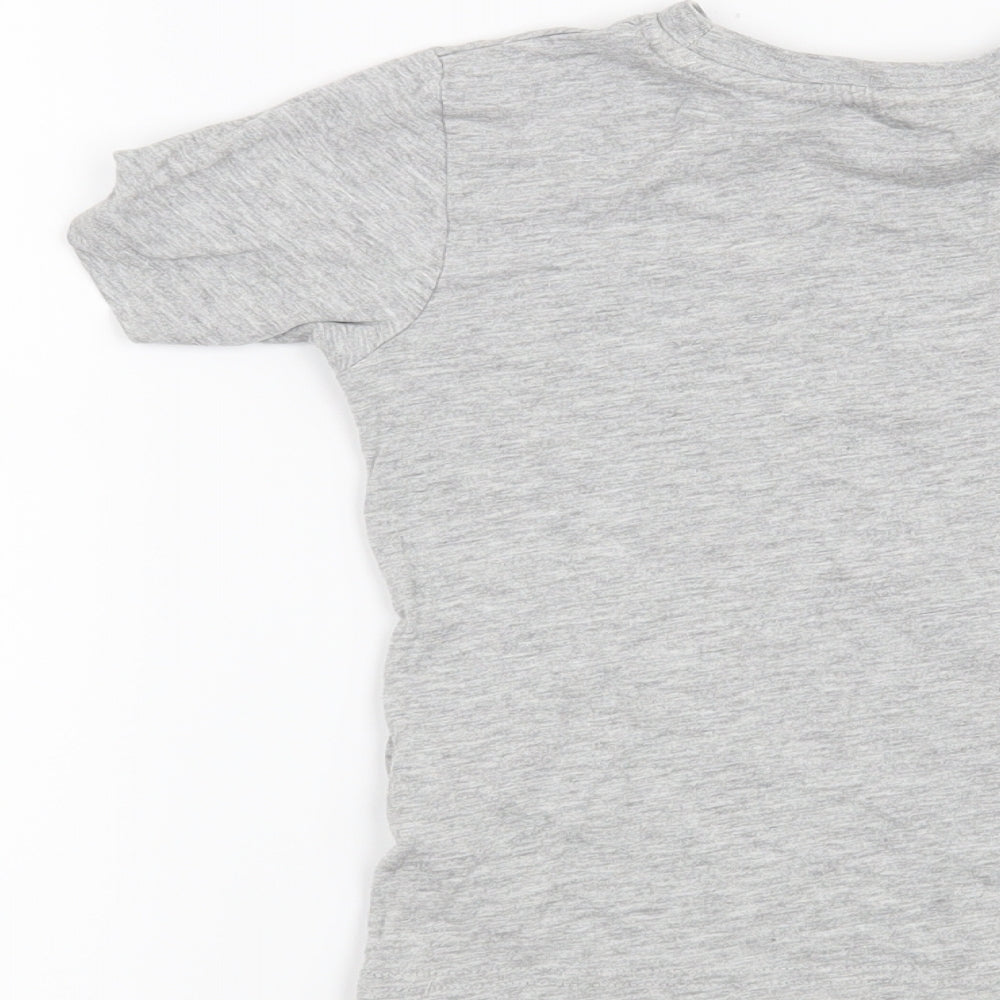TU Boys Grey   Basic T-Shirt Size 3-4 Years  - Elephant