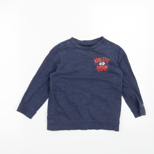 Mothercare Boys Blue   Pullover Sweatshirt Size 4-5 Years  - Athletic Division